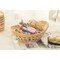 Vintiquewise Natural Bamboo Oval Storage Bread Basket Storage Display Trays, PK 5 QI003504.L.5 - alternate 6